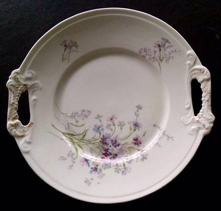 BAN6 Handled Cake Plate