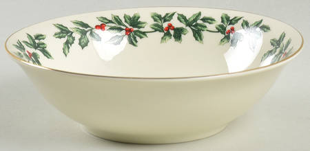 Holly (Gold Trim) Coupe Cereal Bowl