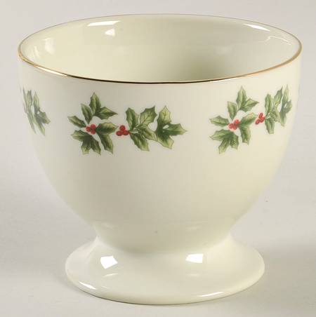 Holly (Gold Trim) Nut Dish