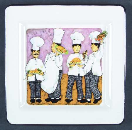 Four Chefs Dinner Plate