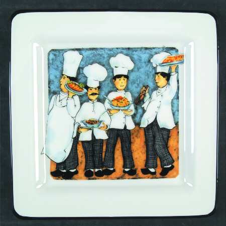Four Chefs Dinner Plate