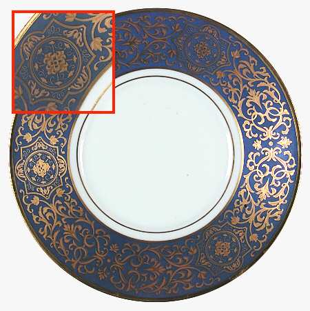 Trianon Slate Blue Saucer
