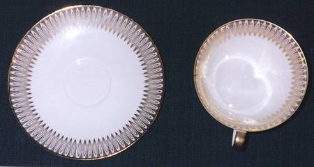 SCH834 Footed Cup & Saucer Set