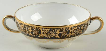 BLK103 Flat Cream Soup Bowl