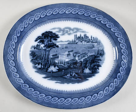 Byzantium 17" Oval Serving Platter