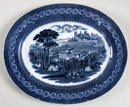Byzantium 12" Oval Serving Platter
