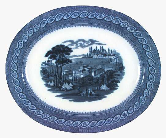 Byzantium 15" Oval Serving Platter