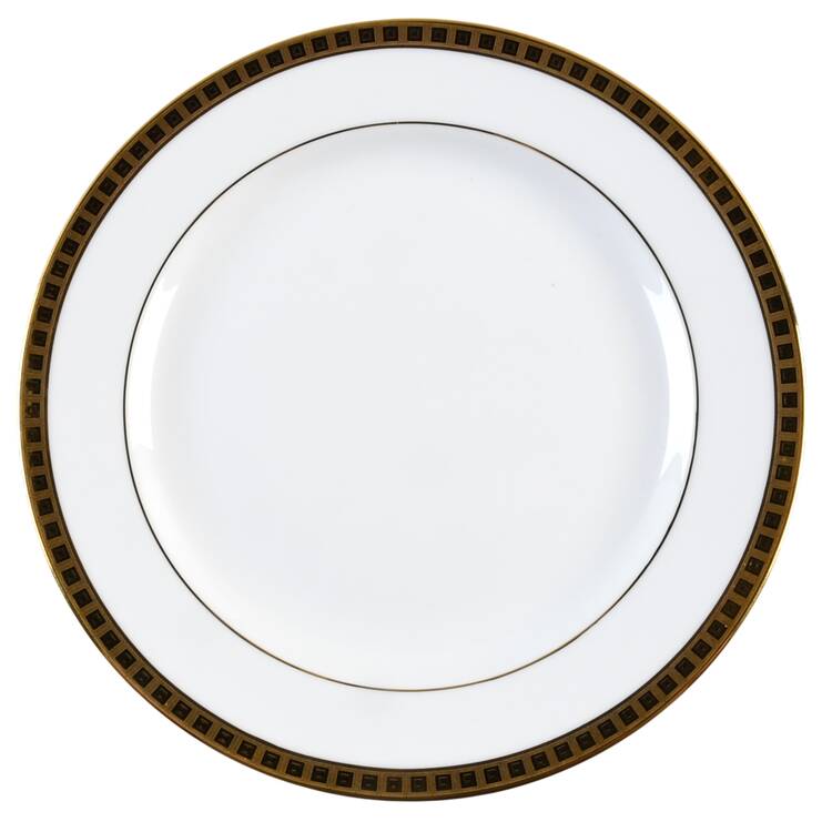 Athena Gold Dessert/Pie Plate