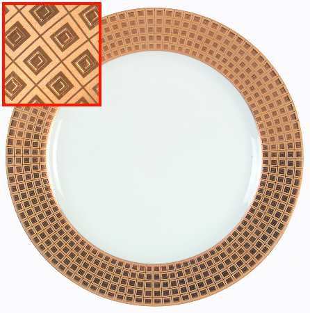 Athena Gold Accent Salad Plate