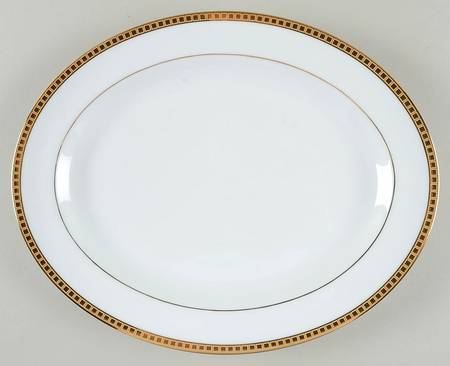 Athena Gold 13" Oval Serving Platter