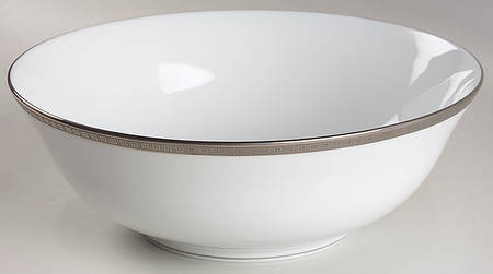 Athena Platinum 10" Large Salad Serving Bowl