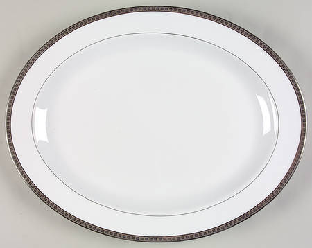 Athena Platinum 15" Oval Serving Platter