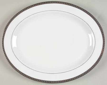 Athena Platinum 13" Oval Serving Platter