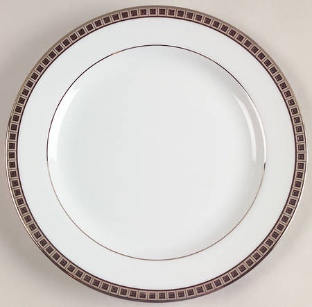 Athena Platinum Dessert/Pie Plate by Bernardaud