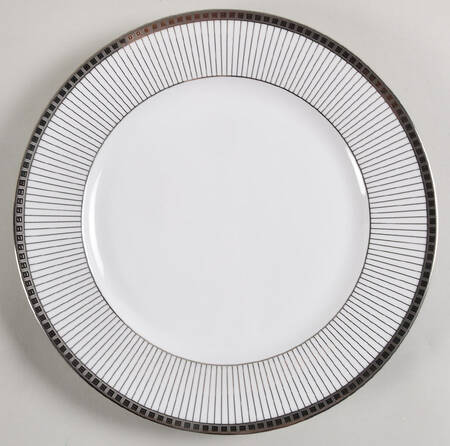 Athena Platinum Accent Dinner Plate