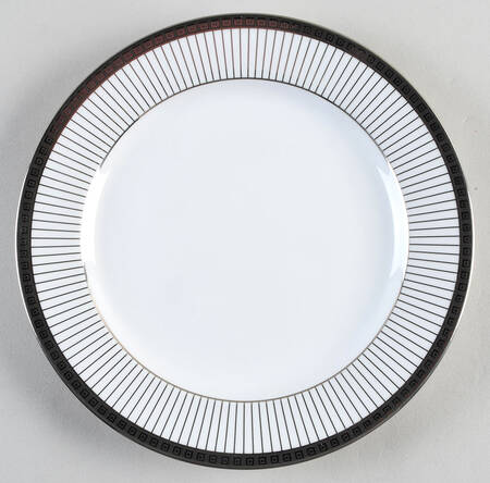 Athena Platinum Accent Salad Plate by Bernardaud