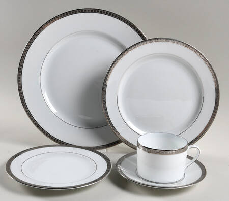 Athena Platinum 5 Piece Place Setting