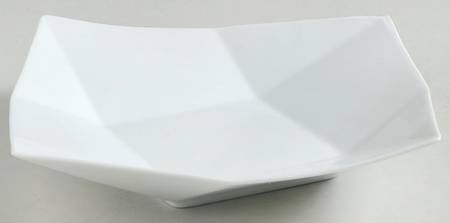 Fusion White Square Soup Bowl