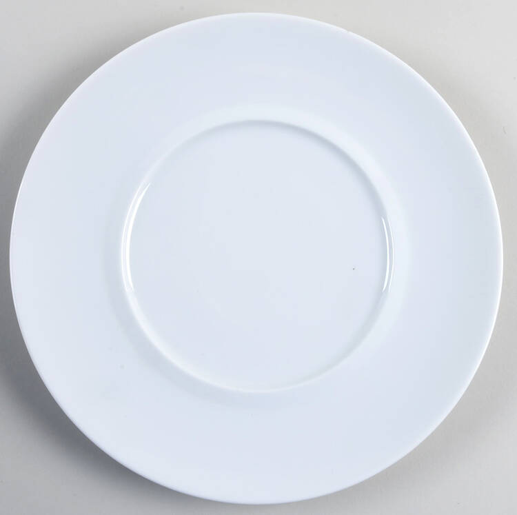 Fusion White Dinner Plate