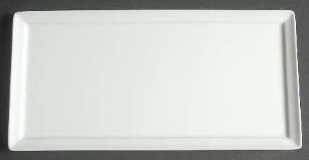 Fusion White 10" Rectangular Tray