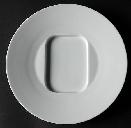 Fusion White Sardine Serving Plate