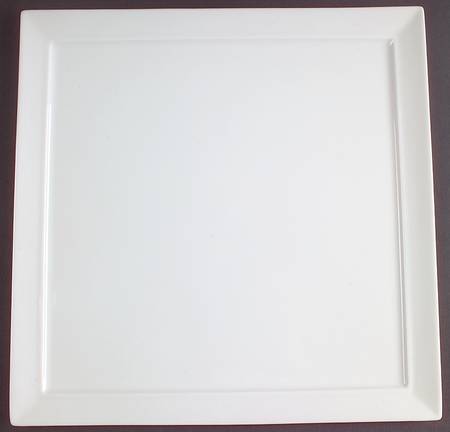 Fusion White 12" Square Tray by Bernardaud