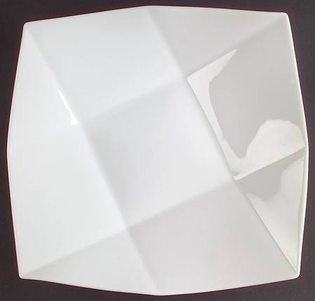 Fusion White 11" Square Tray