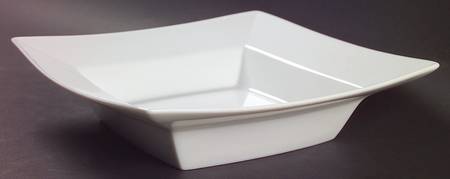 Fusion White Square Soup Bowl
