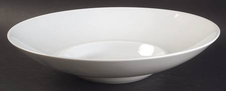 Fusion White Coupe Plate