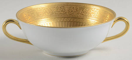 Miroir (Encrusted) Flat Cream Soup Bowl