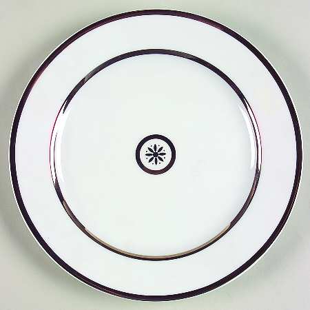 Sparte Platinum Salad Plate