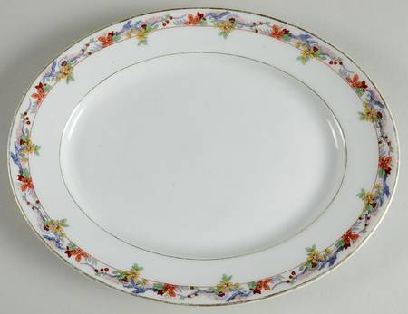 BER22V (VERGE) 11" Oval Serving Platter