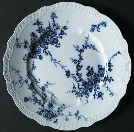 Princess (Blue Flowers Off Edge) by Booths