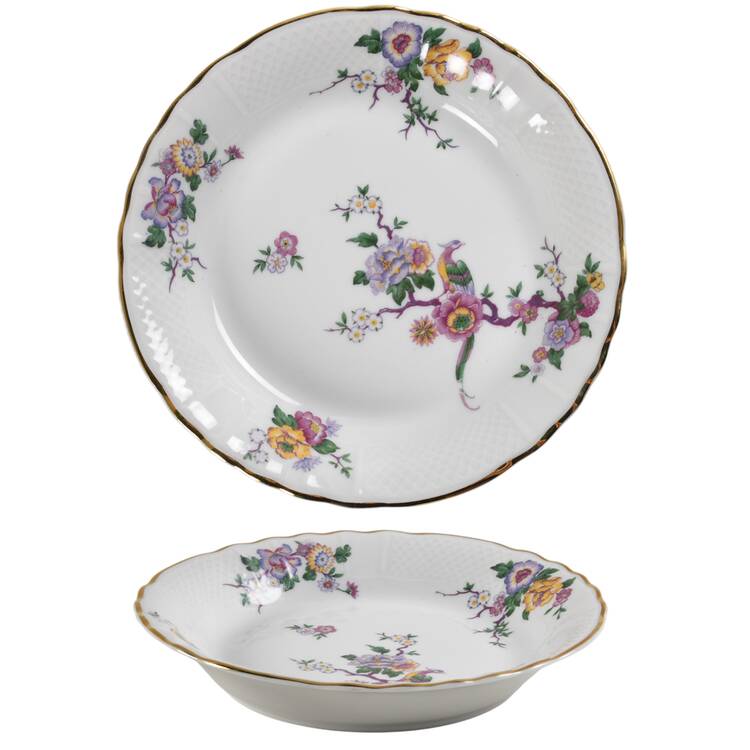 Bengali (White, Versaille) Coupe Soup Bowl