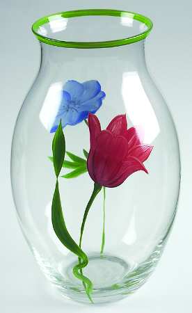 Handpicked 10" Glassware Vase