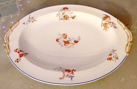 BER371 15" Oval Serving Platter