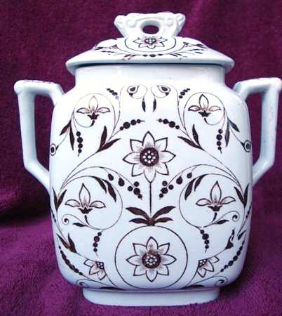 Dresden (Brown) Sugar Bowl & Lid