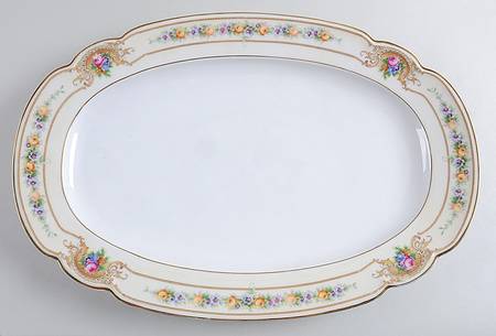 BLK108 16" Oval Serving Platter by Black Knight