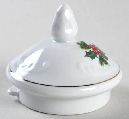 Basket of Cheer (Scalloped, Swirl Embossed) Lid for Coffee Pot