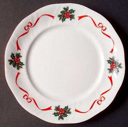 Basket of Cheer (Scalloped, Swirl Embossed) Salad Plate