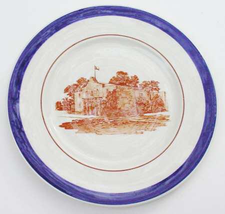 Alamo Blue (Missouri, Kansas and Texas) by Buffalo Pottery