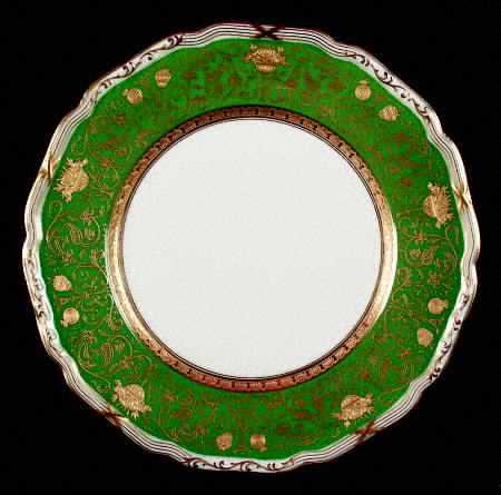 Eldorado Green (Stripe and Scroll Edge) by Black Knight