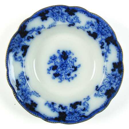Balmoral Royal Blue Rim Soup Bowl