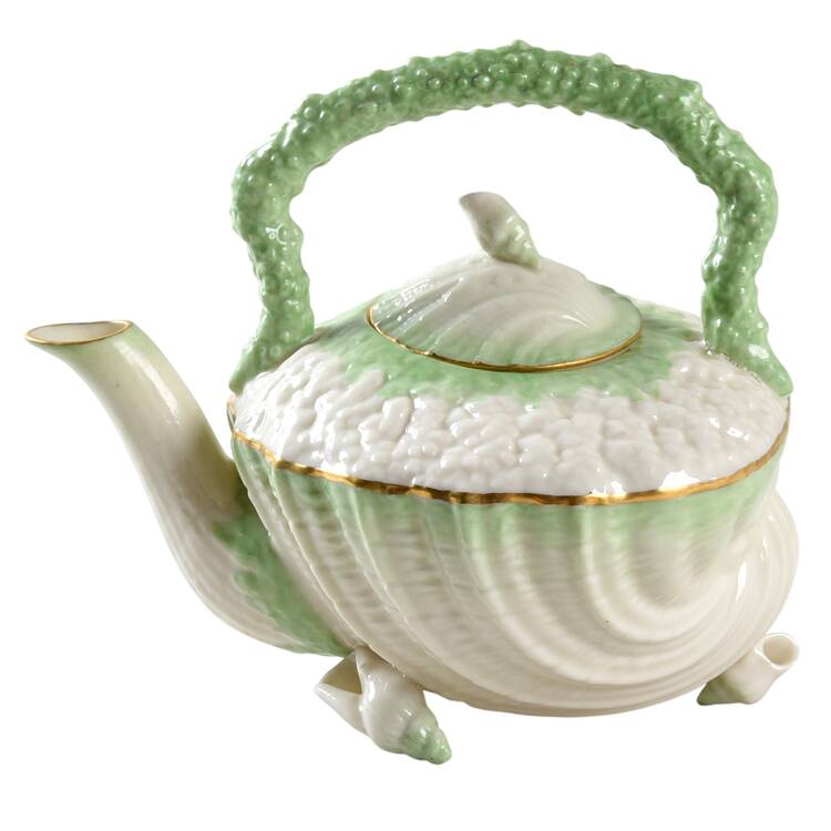 Neptune Green Teapot & Lid