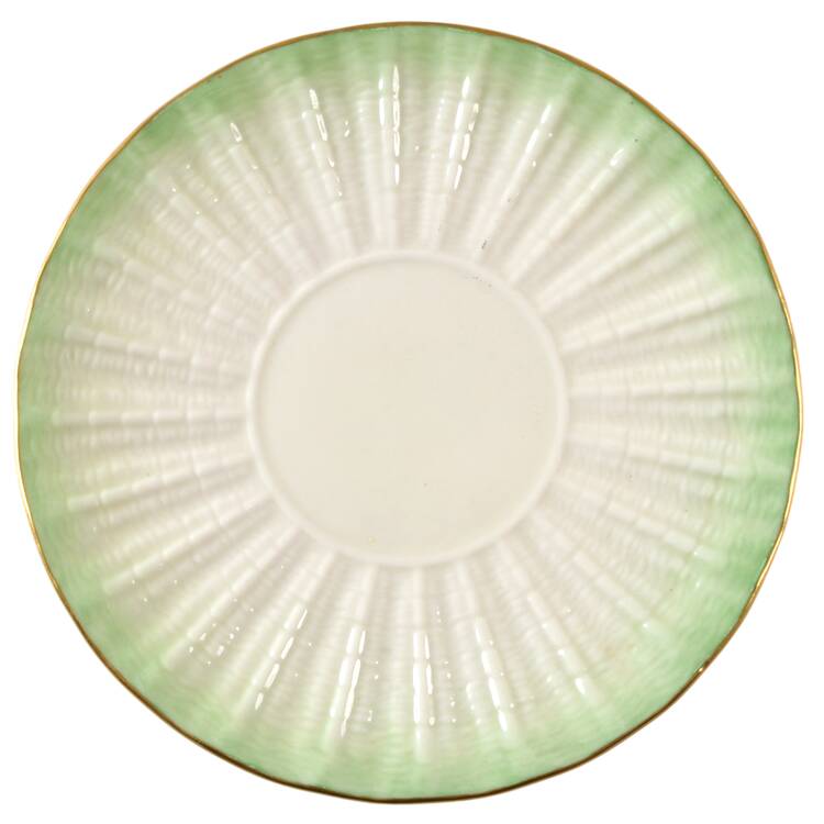 Neptune Green Saucer for Footed Cup
