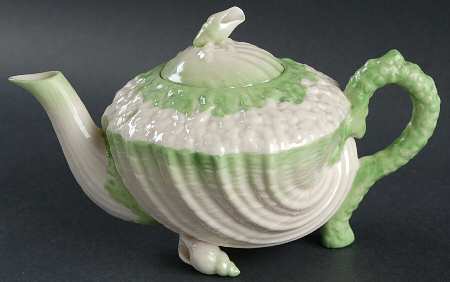 Neptune Green Teapot & Lid