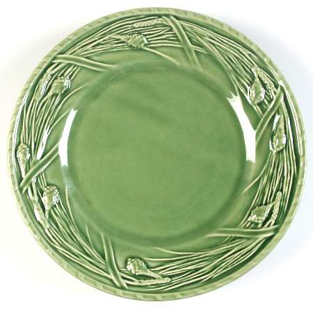 Pine Green Salad Plate