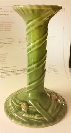 Pine Green 6" Candlestick