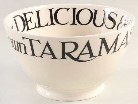 Black Toast & Marmalade 6" Salad Serving Bowl