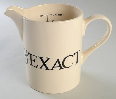 Black Toast & Marmalade 40 Oz Measuring Jug